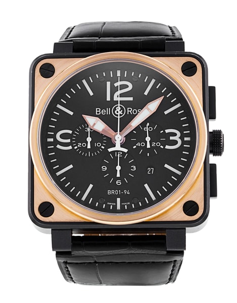 Bell and Ross BR01-94 Chronograph Pink Gold & Carbon